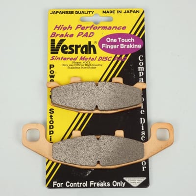 Plaquette de frein Vesrah pour Moto Kawasaki 750 GPX R 1987 à 1989 AVG / AVD / AR Neuf
