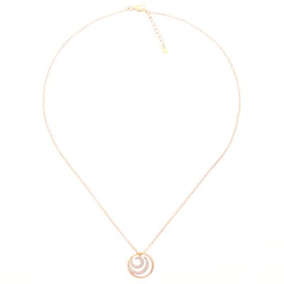 Orphelia 'Elaine' Dames 925 Sterling Zilveren Ketting met Hanger - Roze ZH-7084/1