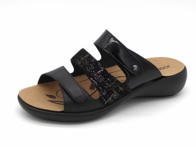 Josef Seibel Dames Slipper Ibiza 10 - 86710-139-100 Zwart - Maat 41