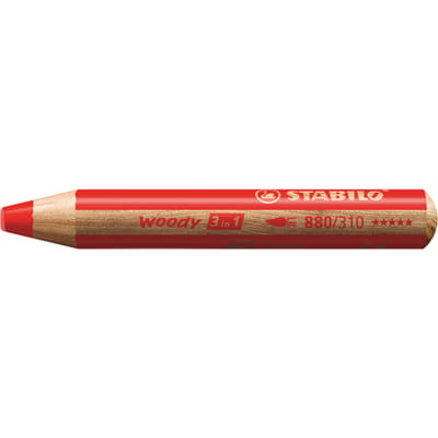 STABILO woody 3 in 1 - multitalent potlood - Rood - Per stuk