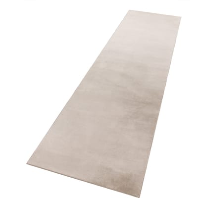 Zacht kleed Solina beige 80x300 cm