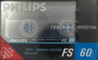 Philips FS60 Cassettebandje – Type I – 60 min – Normal – Gesealed