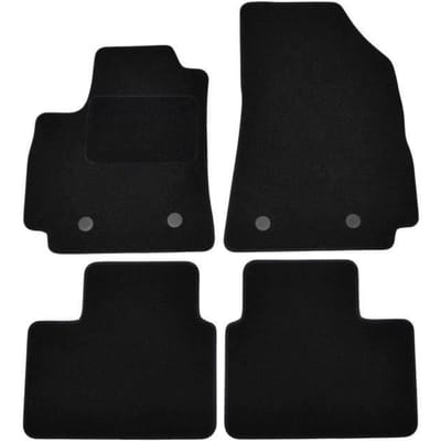 Tapis de sol - Renault - Arkana - Velours noir - 4 pièces - Ajustement précis