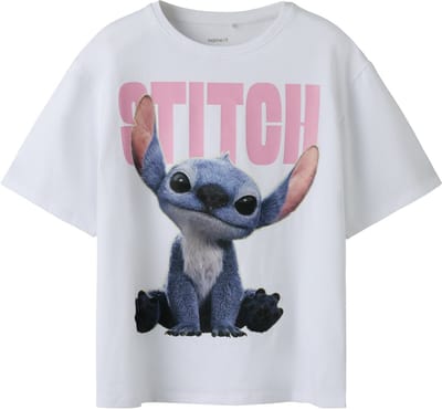 NAME IT - NKFNIBUS STITCH NREG SS TOP LNOOS WDI - Meisjes - T-shirts