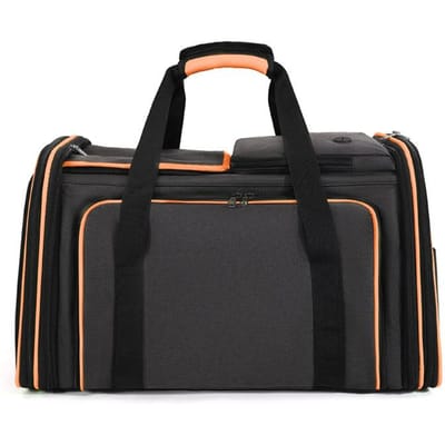 Sac pour chat  Sac à dos portable pour chat  Sac pour animal de compagnie  Pliable  Extensible  Sac à dos portable pour chat 53*32*30cm black