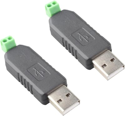 USB naar RS485 Converter Adapter - 2 Stuks - Ondersteunt Windows 7/8, XP, Vista en Linux, Seriële Communicatie