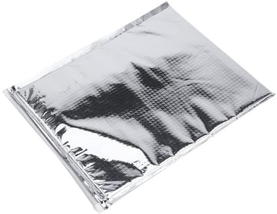 Dailygoods- Koeltas Geïsoleerd - Set van 5 Stuks - Aluminiumfolie - Ritsontwerp - Duurzaam - Warmte/koude Isolatie - Veilig en Multifunctioneel - Voedselopbergtas