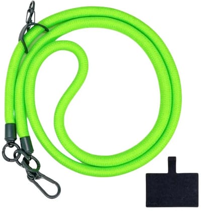 Travel Cords - Keycord - telefooncord groen XL - stevige karabijnhaken - sporten - stevig lanyard - reizen - festivals - sleutels