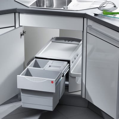 Hailo 3646131 - AS Rondo - 18L/8,5L/8,5L/deksel/multifunctionele emmer 12L