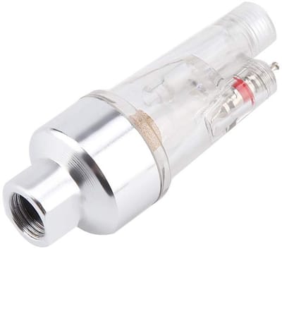 Dailygoods- Luchtfilter Vocht - In-line Vochtfilter - 5-Micron Filterelement - Voor Airbrush - Schroefdraad 1/8 BSP - Bescherming tegen Vochtschade