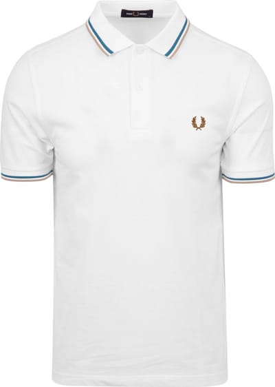 Fred Perry Polo M3600 Wit V21 - Maat XXL - Heren