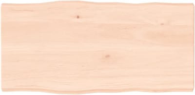 Tafelblad Massief Eikenhout - Houten Bureau Plank - Tafel Opfrissen - Handgemaakt met Natuurlijke Rand
