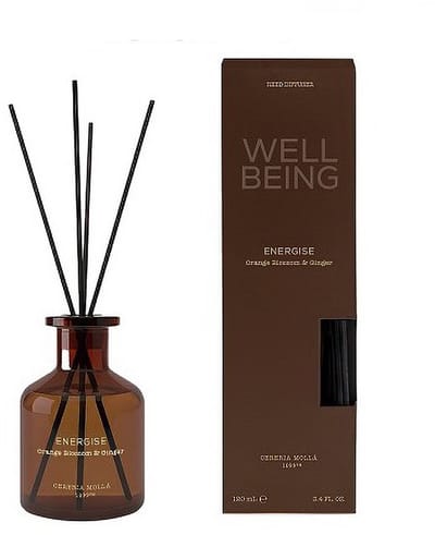 Well Being - ENERGISE - Geurstokjes - Orange Blossom & Ginger - Cereria Molla 1899 - NIEUW
