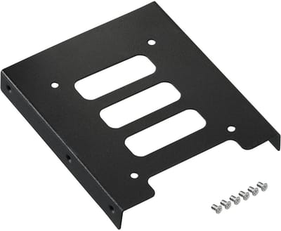 EXCITAT Beugel - Beugel voor harde schijf - Metalen beugel - 2,5" SSD tot 3,5" SSD intern - Montagekit voor harde schijf - Voor harde schijven -