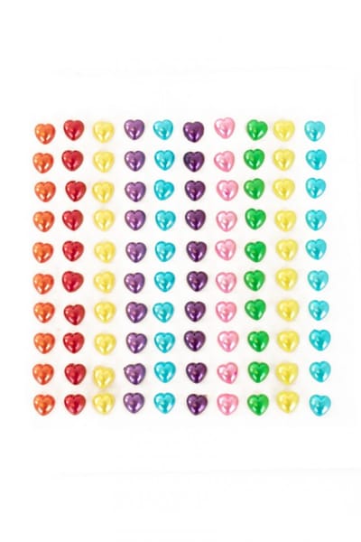 PXP Professional Colours Decoratiestickers hartje pearl 100 stuks