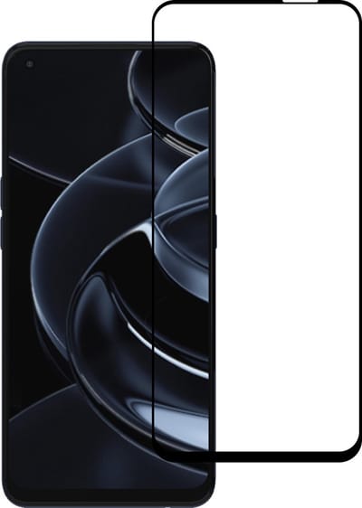 Smartphonica Screenprotector Geschikt voor Oppo Reno 7 5G - Full Cover Tempered Glass - Gehard glas Geschikt voor Oppo Reno 7 5G geschikt voor Oppo Reno 7 5G
