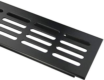 Aluminium Ventilatierooster met Achterflens - Diverse Afmetingen en Kleuren