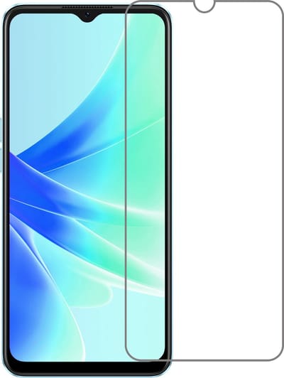 Screenprotector Geschikt voor OPPO A17 - Extra Sterk - Beschermglas - Gehard Glas - Tempered Glass - Screen Protector