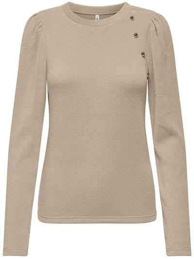 Only Nanna Trui Beige L Vrouw