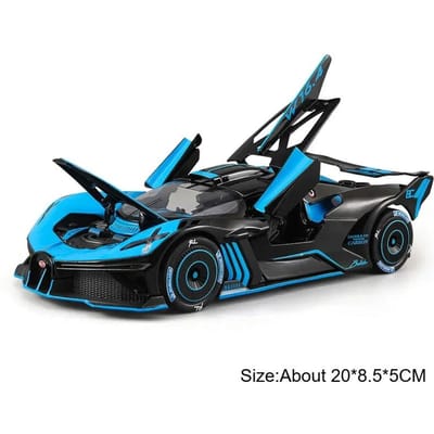1:24 Schaal Revuelto Bolide Sportwagen Model Speelgoed Pull Back Legering Carrosserie Rubberen Banden Supercar Deuren Openende Modellen Geweldig Verzamelobject