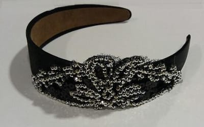 diadeem met strass applicatie