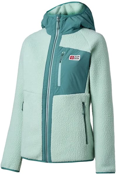 Ternua Triton Fleece Met Volledige Rits Groen S Vrouw