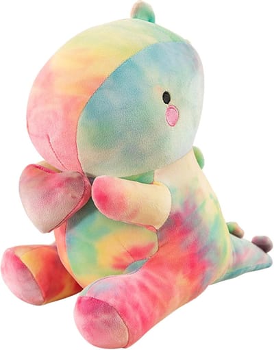 Pluche dinosaurus - Knuffeldier zacht - Rollenspel spelen - Kawaii stijl - 32 cm hoogte - Gekleurd
