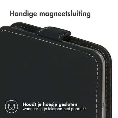 Accezz Hoesje - Geschikt voor Xiaomi Redmi Note 13 (5G) - Flipcase - Zwart