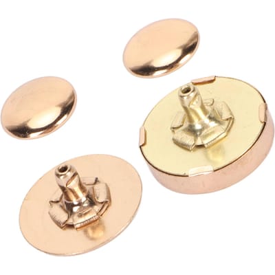 50 Sets Magnetische Knopsluitingen Drukkers 18x5mm Dik Hoge Hardheid Legering Magnetische Tas Sluiting voor DIY goud