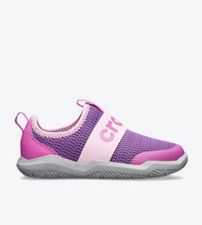 Crocs Swiftwater Easyon Logo Shoe Paars Maat 33/34 US J2