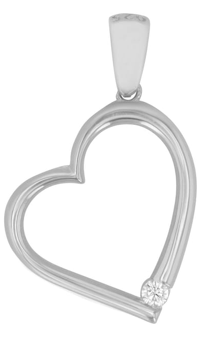 AKZENT Akzent Dames Hanger "Dania" uit 925 Sterlingzilver, gerhodineerd, duurzaam