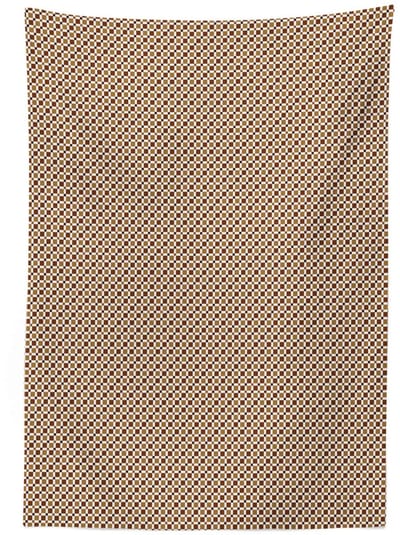 ABAKUHAUS Tafelkleed – Aardetinten – 140x240 cm – Satijn