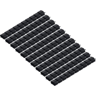 100 Stuks Zonnepaneel Kabelclip PA66 Kunststof Geïsoleerd PV Draad Bevestigingsbeheerstool