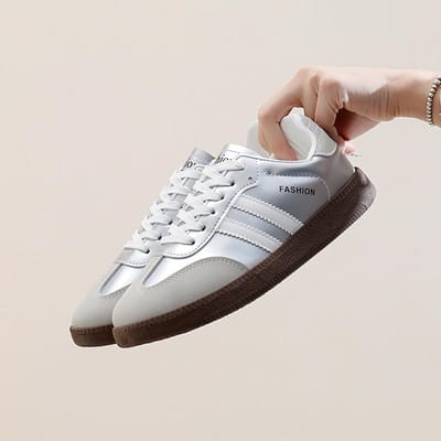 Automne Cortez Nouvelles Ins Étudiante Soulever les Chaussures de Sport Bas Chaussures Décontractées Mode 35 argenté