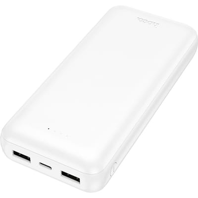 Hoco Powerbank 20000 mAh - Snellader voor elke smartphone of ander apparaat - 2x USB-A - LED Display - Compact en Lichtgewicht