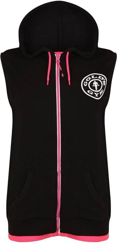GGLSWT019 Muscle Joe Premium Sleeveless Hoodie - Black - XS