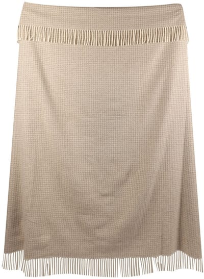 MoST - Plaid van Mongoolse wol Kentii - 100% schapenwol - 150 x 200 cm - beige
