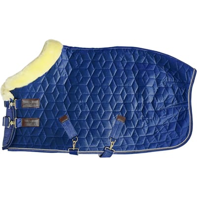 Kentucky Horsewear - Showdeken Velvet - Tiny 160g Donkerblauw - 80/122
