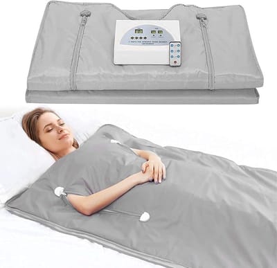 Infrarood Saunadeken - Therapeutische FIR Dek - Thuis Ontspanning - Met Ritssluiting - 180 x 80cm