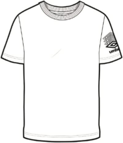 T-shirt Umbro TERRACE 66207U 13V White