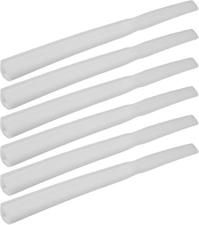 Schuim Hoekbeschermers - Antischok Strips - Meubels Beschermen - U-vormige Pasvorm - 6 Stuks - Wit