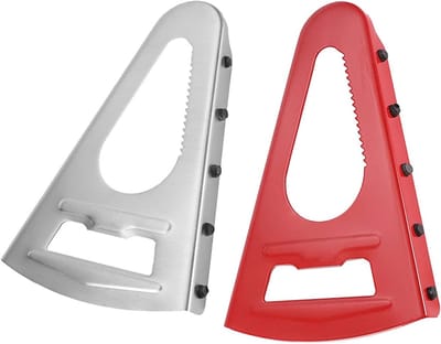 Multifunctionele Potdekselopener met Rubber Lip voor Flessen en Blikken - Geschikt voor Diverse Formaten (2 Stuks)