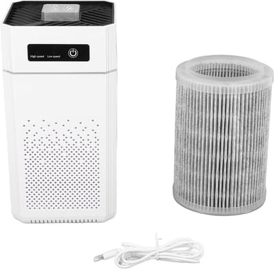 Dailygoods- Luchtionengenerator Draagbaar - Negatieve Ionenreiniging - Multifunctionele Luchtreiniger - Geurverwijdering - Stille Werking - Geschikt Voor Slaapkamer