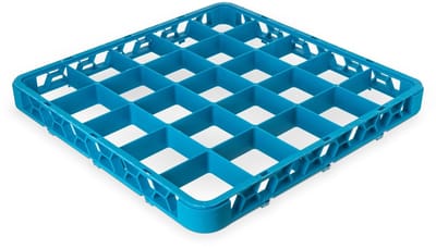 Glazenrek Extender - Vaatwasrek Verhoger - Vaatwasser Gebruik - 36 Compartimenten - 53x53x28 cm - Transparant