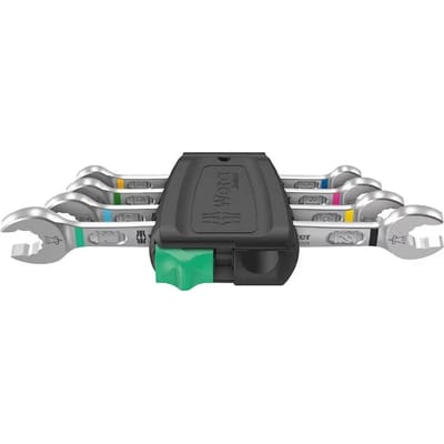 Wera 05020314001 6005 Joker 4 Set 1 Dubbele steeksleutelset 4-delig Sleutelbreedte (metrisch) 6 - 12 mm