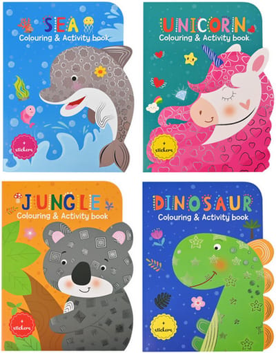 Twisk kleur- en activiteitenboek voor kinderen met stickers assorti.
