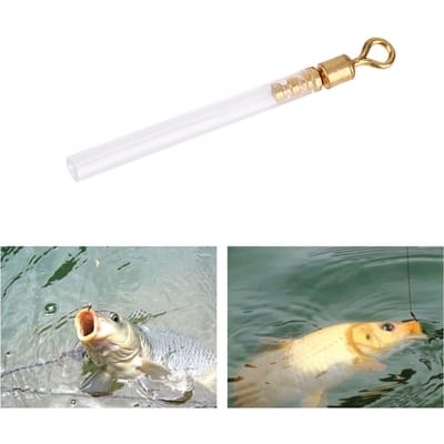 Lot de 50 pièces Nouveaux émerillons de pêche avec adaptateurs pour flotteurs tubulaires Accessoires (L) L gray