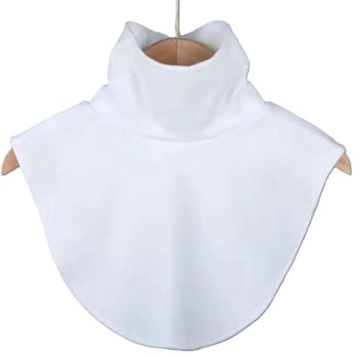 Losse Korltrui Voor Dames I Nep Hoge Koltrui I Blouse Kraagje I Nep Kraagje I Turtleneck I One Size S/L I Wit