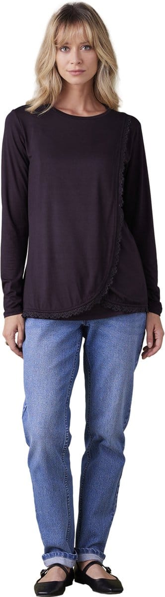 Envie de fraise Wikkelshirt voor zwangerschap en borstvoeding