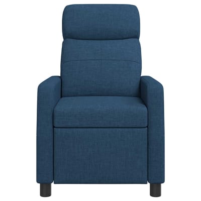 vidaXL - Recliner - Blauw - Stof